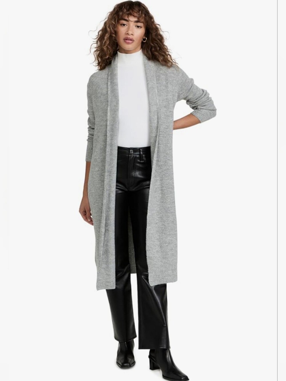 BB Dakota by Steve Madden | Maxi Duster Cardigan | Heather Gray | NWT $139